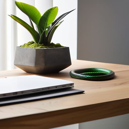 Concrete Low-Maintenance Planter Vessels for workspaces.