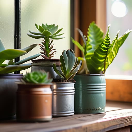 Creative DIY planters made from household items.