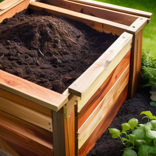 How to make a compost bin backyard.
