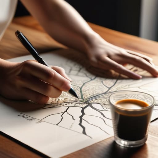Effective mind mapping to organize thoughts.