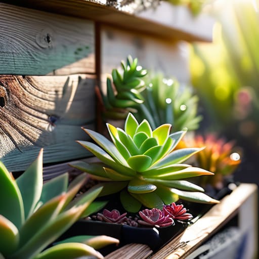 DIY pallet The Vertical Garden Wall.