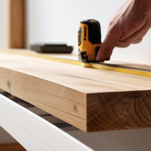 Guide on how to install a shelf.